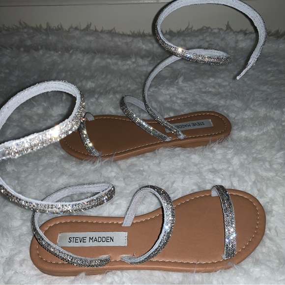 🆕 Steve Madden Shimmering Stone Sandal- size 7 😍 - Picture 2 of 2